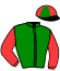 casaque portée par Charron J. jockey du cheval de course JABOROSA, information pmu ZETURF