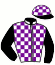 casaque portée par Gauffenic N. jockey du cheval de course MARECHAL DESJY, information pmu ZETURF