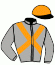 casaque portée par Philipperon L. jockey du cheval de course LA POMPADOUR, information pmu ZETURF