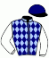 casaque portée par Charron J. jockey du cheval de course THE GOOD GIRL, information pmu ZETURF