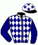 casaque portée par Charron J. jockey du cheval de course INZEO DU GOUET, information pmu ZETURF