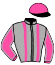 casaque portée par Beaurain T. jockey du cheval de course HAUTE IDEE, information pmu ZETURF