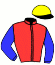 casaque portée par De Giles F. jockey du cheval de course MOTU FAREONE, information pmu ZETURF