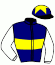 casaque portée par Townend P. jockey du cheval de course FRANCO DE PORT, information pmu ZETURF