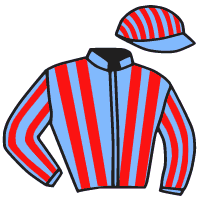 casaque portée par Quinlan Jac. jockey du cheval de course IMPERIL, information pmu ZETURF
