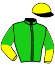 casaque portée par Blackmore Mlle R. jockey du cheval de course GESSY RAISELLE, information pmu ZETURF
