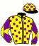 casaque portée par Zuliani A. jockey du cheval de course SIX ONE, information pmu ZETURF casaque portée par Zuliani A. jockey du cheval de course SIX ONE, information pmu ZETURF