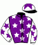 casaque portée par Lecomte D. jockey du cheval de course KALCA MOME, information pmu ZETURF casaque portée par Lecomte D. jockey du cheval de course KALCA MOME, information pmu ZETURF