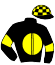 casaque portée par Andrieux T. jockey du cheval de course KARAFON, information pmu ZETURF casaque portée par Andrieux T. jockey du cheval de course KARAFON, information pmu ZETURF