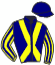 casaque portée par Lajon W. jockey du cheval de course BARON ZANZI, information pmu ZETURF casaque portée par Lajon W. jockey du cheval de course BARON ZANZI, information pmu ZETURF