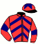 casaque portée par De Giles F. jockey du cheval de course HERMES SACRE, information pmu ZETURF