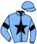 casaque portée par Siaffa G. jockey du cheval de course CHOEURALYA, information pmu ZETURF casaque portée par Siaffa G. jockey du cheval de course CHOEURALYA, information pmu ZETURF