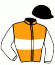 casaque portée par Gallon D. jockey du cheval de course LOVEMEC DE HOUELLE, information pmu ZETURF