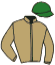 casaque portée par De Giles F. jockey du cheval de course SHOKDOR, information pmu ZETURF