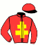 casaque portée par Meunier Gab. jockey du cheval de course VANDRIMAR, information pmu ZETURF