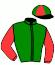 casaque portée par Prichard Mlle C. jockey du cheval de course INFRA ROUGE, information pmu ZETURF