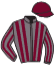 casaque portée par Zuliani A. jockey du cheval de course L'HERITIERE, information pmu ZETURF