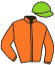 casaque portée par Gauffenic N. jockey du cheval de course LA KIFFANCE, information pmu ZETURF