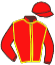 casaque portée par Nabet K. jockey du cheval de course KITZBUHEL, information pmu ZETURF casaque portée par Nabet K. jockey du cheval de course KITZBUHEL, information pmu ZETURF