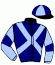 casaque portée par Gauffenic N. jockey du cheval de course IRADIUS, information pmu ZETURF