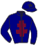 casaque portée par Law-eadie Rob. jockey du cheval de course IZINO D'AIRY, information pmu ZETURF
