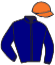 casaque portée par De Giles F. jockey du cheval de course KAMIKAZE DU TAY, information pmu ZETURF