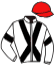 casaque portée par Ferreira N. jockey du cheval de course KALIBRE, information pmu ZETURF
