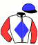 casaque portée par Beaurain T. jockey du cheval de course ST ROMAIN DU DERBY, information pmu ZETURF