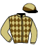 casaque portée par Zuliani L. jockey du cheval de course KAOLAK, information pmu ZETURF