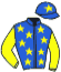 casaque portée par Lajon W. jockey du cheval de course HARESCA DU TABERT, information pmu ZETURF casaque portée par Lajon W. jockey du cheval de course HARESCA DU TABERT, information pmu ZETURF
