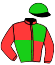 casaque portée par Mayeur R. jockey du cheval de course JASMINE DE CORTON, information pmu ZETURF