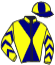 casaque portée par Lefebvre Mr C. jockey du cheval de course SAN GUIDO, information pmu ZETURF