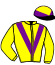 casaque portée par Poincot R. jockey du cheval de course NIPPER, information pmu ZETURF