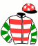 casaque portée par Andrieux T. jockey du cheval de course KAMYADOR, information pmu ZETURF casaque portée par Andrieux T. jockey du cheval de course KAMYADOR, information pmu ZETURF