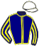 casaque portée par Lajon W. jockey du cheval de course ELIOT DUANCE, information pmu ZETURF