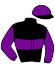 casaque portée par Dumouch Th. jockey du cheval de course QUINILAND, information pmu ZETURF