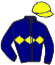 casaque portée par Zuliani L. jockey du cheval de course KLAM CHOWDER, information pmu ZETURF casaque portée par Zuliani L. jockey du cheval de course KLAM CHOWDER, information pmu ZETURF