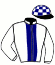 casaque portée par Morin V. jockey du cheval de course KHAL TYRON, information pmu ZETURF casaque portée par Morin V. jockey du cheval de course KHAL TYRON, information pmu ZETURF
