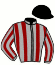 casaque portée par Prichard Mlle C. jockey du cheval de course KARRE D'AS, information pmu ZETURF casaque portée par Prichard Mlle C. jockey du cheval de course KARRE D'AS, information pmu ZETURF