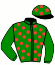 casaque portée par Zuliani L. jockey du cheval de course SPEED EMILE, information pmu ZETURF casaque portée par Zuliani L. jockey du cheval de course SPEED EMILE, information pmu ZETURF