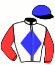 casaque portée par Beaurain T. jockey du cheval de course ST ROMAIN DU DERBY, information pmu ZETURF casaque portée par Beaurain T. jockey du cheval de course ST ROMAIN DU DERBY, information pmu ZETURF