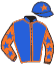 casaque portée par Reveley J. jockey du cheval de course JUBILEZ, information pmu ZETURF casaque portée par Reveley J. jockey du cheval de course JUBILEZ, information pmu ZETURF