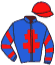 casaque portée par De Giles F. jockey du cheval de course LOST PRAIRIE, information pmu ZETURF