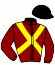 casaque portée par Philipperon L. jockey du cheval de course CHOEUR ETINCELLE, information pmu ZETURF