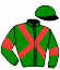 casaque portée par De Giles F. jockey du cheval de course ANTIKAP DE COUELY, information pmu ZETURF