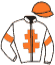 casaque portée par Philipperon L. jockey du cheval de course NIETZSCHE HAS, information pmu ZETURF