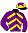 casaque portée par Lefebvre Mr C. jockey du cheval de course KABYLIE, information pmu ZETURF