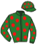 casaque portée par Zuliani L. jockey du cheval de course ENTOURLOUPE, information pmu ZETURF casaque portée par Zuliani L. jockey du cheval de course ENTOURLOUPE, information pmu ZETURF