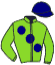 casaque portée par Brechet Léo P. jockey du cheval de course LEBANDACARL, information pmu ZETURF casaque portée par Brechet Léo P. jockey du cheval de course LEBANDACARL, information pmu ZETURF