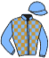 casaque portée par Lajon W. jockey du cheval de course CELTY DU KALON, information pmu ZETURF